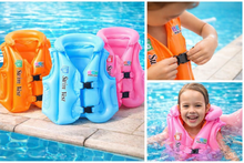 Carregar imagem no visualizador da galeria, Bebê flutuador colete salva-vidas jaqueta crianças pvc deriva colete de segurança colete de natação para crianças flutuabilidade colete de natação