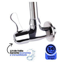 Carregar imagem no visualizador da galeria, Torneira de cozinha preta de parede com jato duplo flexível e base cônica de 1/4
